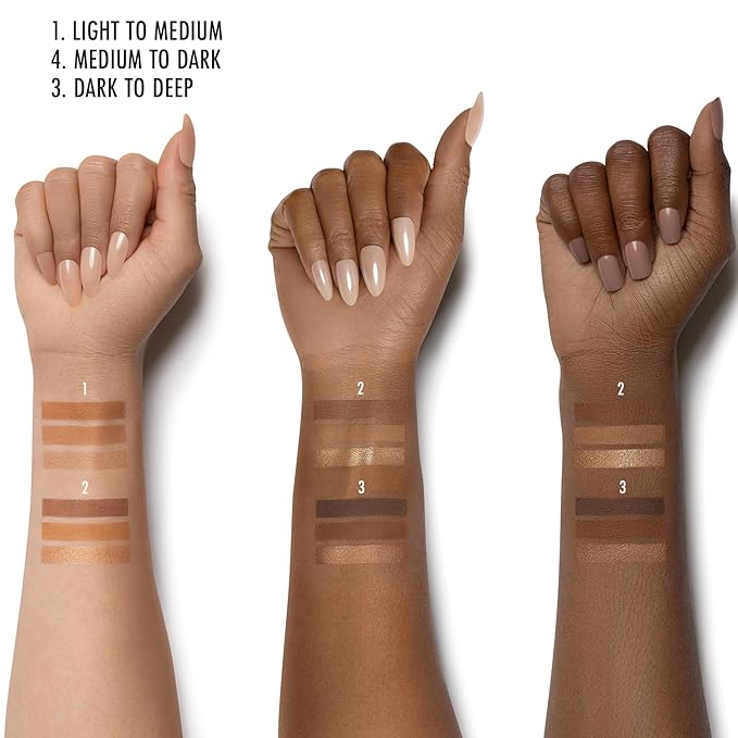 Black Radiance True Complexion Contour Palette, Light to Medium, 0.38 Ounce