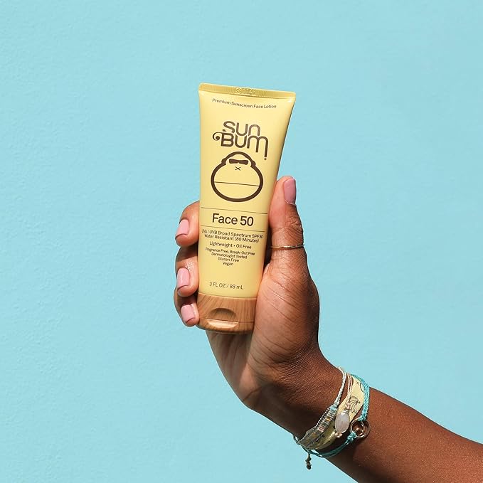 Sun Bum Original SPF 30 Sunscreen Scalp and Hair Mist I Vegan and Hawaii & Original SPF 50 Sunscreen Face Lotion | Vegan and Hawaii 104 Reef Act Compliant (Octinoxate & Oxybenzone Free)