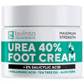 Lavinso Urea Cream 40 Percent for Feet with Maximum Strength - Foot Cream for Calluses and Dry Cracked Heels - Rough Skin Repair for Men and Women