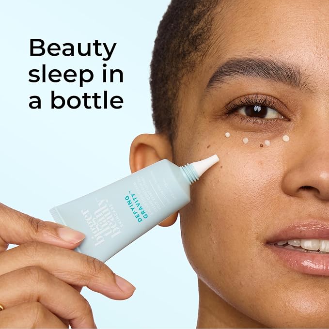 Bigger Than Beauty Skincare Defying Gravity Eye Lifting Cream, Moisturizer with Plant Based Retinol for Women, Green Tea and Essential Vitamins, Daily Skin Care Routine, Vegan Formula & Cruelty Free
