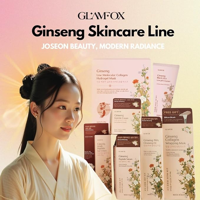 Ginseng Multi Peptide Eye Cream with Massage Roller, 30ml