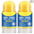 60% Urea Cream Stick with 2% Salicylic Acid, Maximum Strength Urea Foot Cream Moisturizer, for Dry Cracked Heels, Knees, Elbows, Hands, Hydrates Dry Skin & Gently Exfoliates Dead Skin (2PCS)