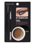 Eyebrow Pomade Kit,Long Lasting Waterproof Medium Brown Tinted Eye Brow Pomade Set with Brush Razor,Smudge-proof Eyebrow Cream Tint Brow Tinting Gel,Christmas Makeup Gift for Women Girl-02