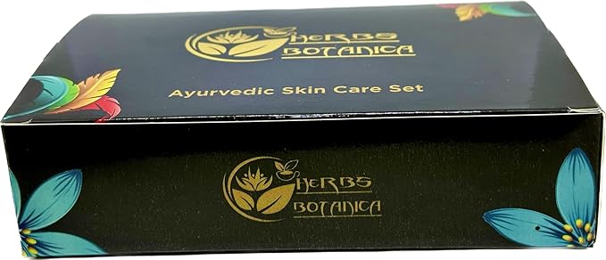 Herbs Botanica Natural Radiance Skin Care Sampler | Sandalwood Powder, Orange Peel Powder, Lemon Peel Powder, Rose Petals Powder, Wild Turmeric Powder, Multanni Mitti Powder 1 oz Each In Gift Pack