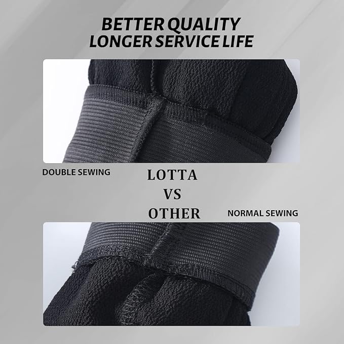 LOTTA Korean Exfoliating Mitt 2Pcs Bath Gloves Bathing Tanning Mitts Self Tanner Shower Body Scrub Large Size Suitable for Men and Women Black