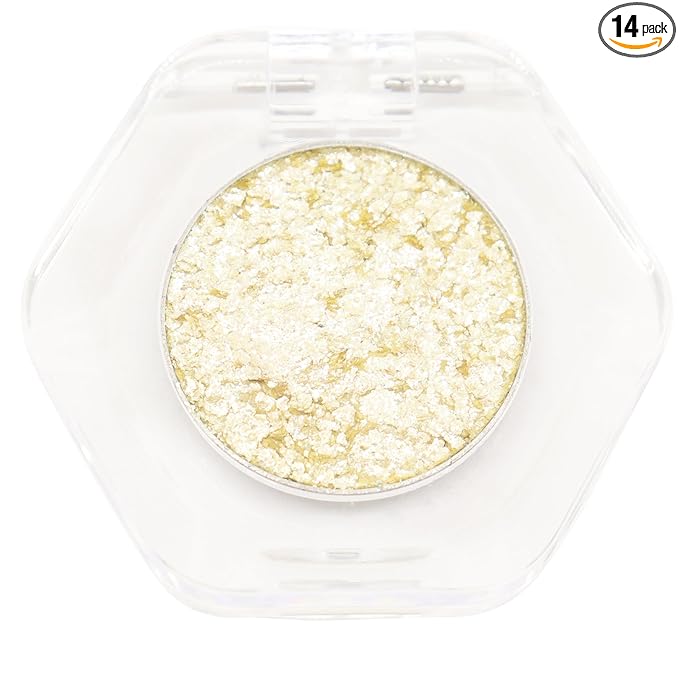 Bistopia，Pearlescent cream eyeshadow, shimmering, with a smooth texture that blends easily; a translucent metallic glitter eyeshadow that delivers a long-lasting, sparkling finish, 2g (#26)