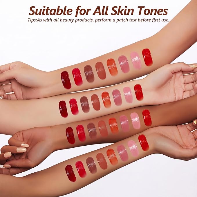 Dmsky 16 Pack Fruity Tinted Lip Balm Bulk,3-In-1 Moisture,Repair and Color Lip Tint Stain,8 Assorted Flavors Lip Balms & Moisturizers Bulk Gifts for Women,0.15 OZ Natural Lip Balm Tinted with Beeswax