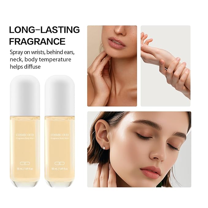 Roseye Hair & Body Perfume Mist – Citrus Fragrance – Refreshing Scent Travel Size 1.7 Fl Oz/50ml