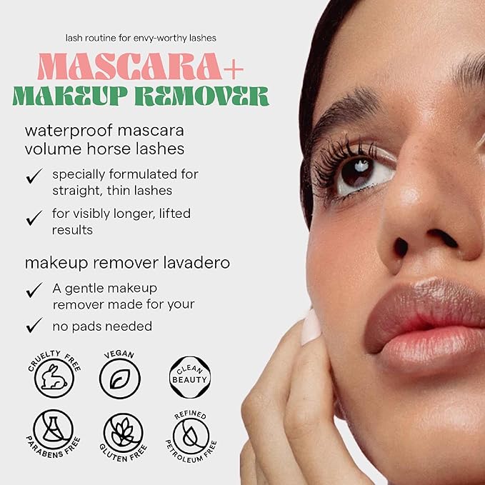 SARELLY SARELLY, Eye Kit, Volume Horse Lashes Mascara + Lavadero Eye Makeup Remover, Sarelly Creative Lab