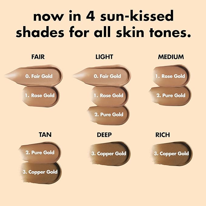 e.l.f. SKIN Bronzing Drops, Liquid Face Tinted Serum with Vitamin E & Sunflower Oil, Vegan & Cruelty-Free, Fair Gold