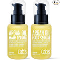 Cab's Moroccan Argan Oil Hair Serum Treatment, Nourishing and Repair Hair Shine - Paraben Free, Sulfate Free 2x 1.69 fl oz (Pack of 2 pcs)