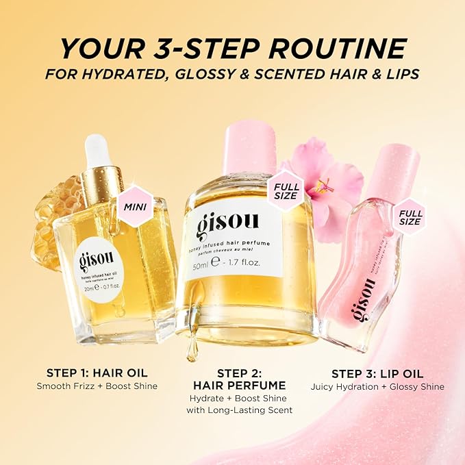 Gisou Honey Gloss Sets (Honey Gloss Hydration Trio)