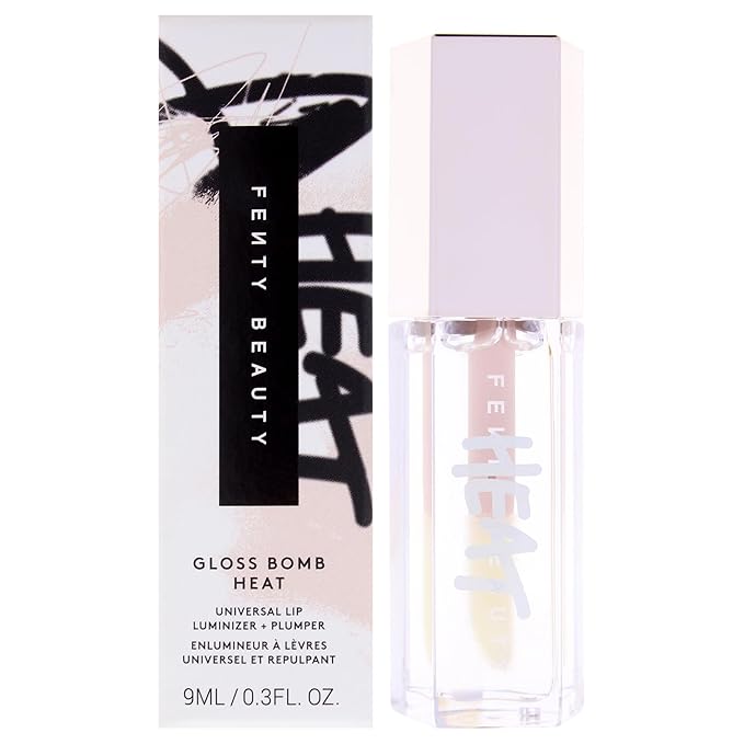 Fenty Beauty Gloss Bomb Heat Universal Lip Luminizer Plus Plumper - 07 Glass Slipper Heat for Women - 0.3 oz Lip Gloss