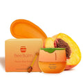 Original Bee Balm Lip Balm – Peach Hydrating Lip Butter with Propolis & Honey, Lip Moisturizing Mask for Dry & Cracked Lips, Reduces Lip Lines with Beeswax & Vitamin E