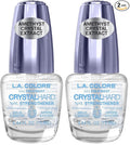 L.A. COLORS Salon Fabulous Nail Treatments, Crystal Hard Nail Strengthener CNL524 (Pack of 2)