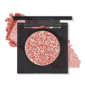KYDA Glitter Eyeshadow Single, Sparkling Golden Orange Brown Eyeshadow, Lasting Shimmer Pearl Eyes Shadow, Soft Blendable Formula, High Pigment Eyes Glitter Makeup, Wet Look Effect, Black Tea