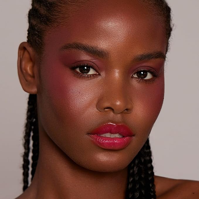 Depuplum Cherry Red Lipstick for Women Moisture Lip Gloss Tinted Lip Balm Sheer Lipsticks for Mother's Day Nourishing Hydrate Glossy Lipstick for Dry Lips,DM98 Cherry Plum