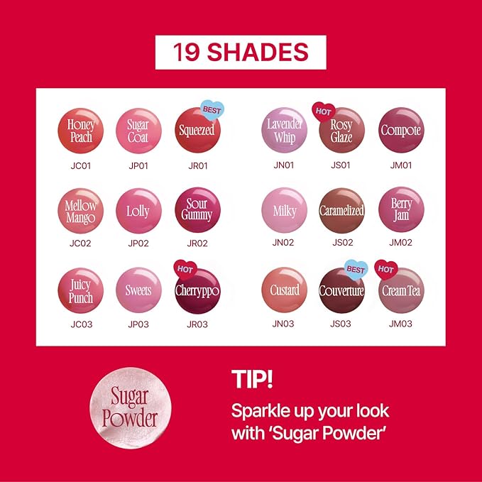 fwee Glowy Jelly Pot | Dewy Jelly Lip & Blush, Shimmer Glow Jelly Balm, Dewy Buildable Finish – Sugar Powder (Shimmer Balm) | 0.14 oz