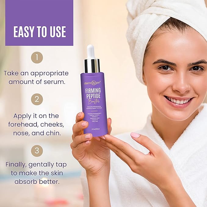 Peptide Complex Serum + MATRIXYL 3000 ORGANIC HYALURONIC - Powerful Triple Combination Serum Anti Aging & Wrinkles - Heals and Repairs Skin Set - 2 FL OZ