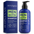 Svvimer Biotin Hair Growth Shampoo - Root Activator Thickening Shampoo for Men - With Rosemary Tea Tree Oil Caffeine For Hair Loss And Thinning Thickening - 13.5 Fl Oz