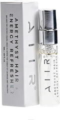 AIIR Amethyst Hair + Energy Refresher Mini - 0.17 Fl Oz Crystal Infused Room and Hair Mist with Rose Water for Positive Energy Cleansing