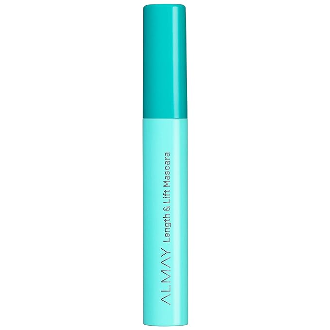 Waterproof Lenghthening Mascara by Almay, Volume &, Lift, Eye Makeup, Hypoallergenic and Fragrance Free, 030 Waterproof Black Brown, 0.24 Fl Oz (Pack of 2)
