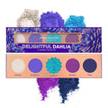 Profusion Cosmetics 5-Shade Mini Eyeshadow Palette - Highly Pigmented with Matte & Shimmer Finishes, Blendable Travel-Friendly Kit, Vegan & Cruelty-Free Makeup (Delightful Dahlia)