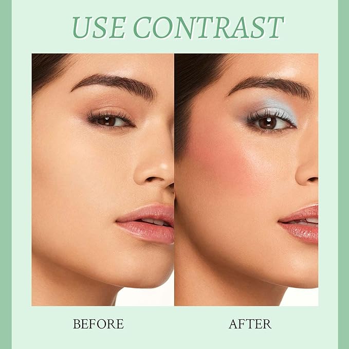 Liquid Eyeshadow, Long-Lasting Matte/Pearlescent eyeshadow, Cut Crease Eyeshadow Gel, High-Pigmented for Bold Eye Makeup, for day-to-night transitions (Mint Green, Matte)