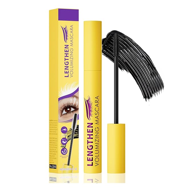 Colossal Bubble Mascara - Air Volume & Curl Formula for Lashes, Clump-Proof & Long-Lasting, Enhances Natural Look with Curl Boost Lash (#01 Black)