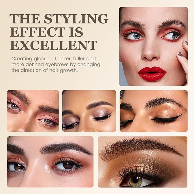 Eyebrow Lamination Kit – DIY Brow Lift Kit for Fluffy, Natural & Fuller Brows, At-Home Brow Perm & Styling Tools, Easy to Use, Long-Lasting Salon Results Up to 6 Weeks