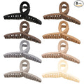 Claw Thick Hair Clips for Women - Big Butterfly Jaw Clips for Long and Curly Hair, Strong Hold Durable Matte Clamps
