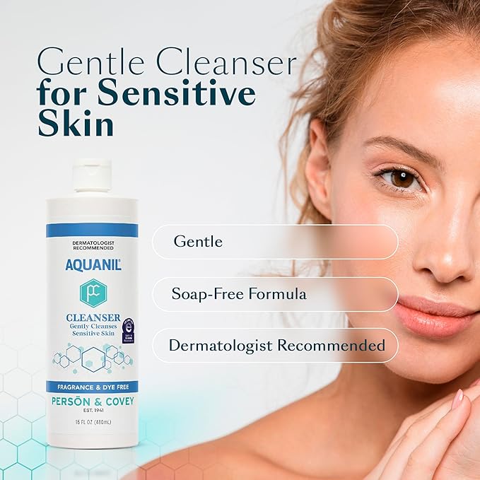 Aquanil Lotion A Gentle, Soapless Lipid-Free Cleanser - 16 fl oz