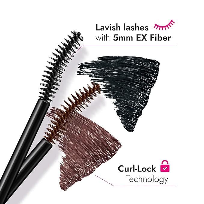 KISSME Heroine Make Long UP Mascara Super WP, Super Long-Lasting! Long & Curl Mascara, Brown