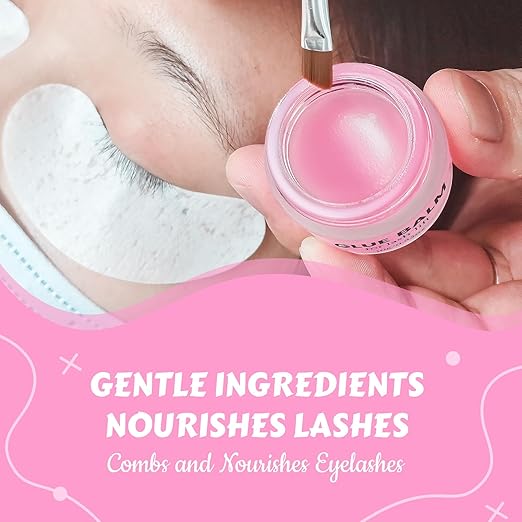 Libeauty Lash Lift Balm Glue Strong Sticky Lash Lift Adhesive Latest Gentle Formula Eyelash & Eyebrow Perm Glue Balm Brow Lamination Gel 10G/0.35OZ