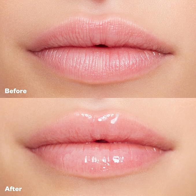 Kosas Wet Lip Oil Gloss - Hydrating Lip Plumping Treatment with Hyaluronic Acid & Peptides, Non-Sticky Finish (Jellyfish)