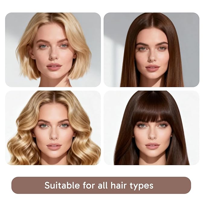 8 Pcs Overnight Blowout Rods Set, 6 heatless curls overnight Heatless Curls Overnight Blowout Rods with 1 Sleep Cap and 1 Brown leopard-print hair tie Blowout Rods for Easy Curling