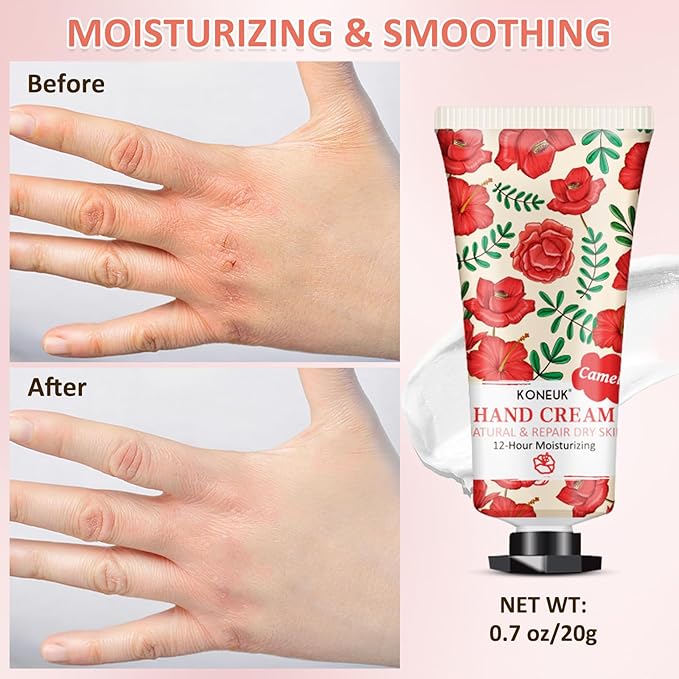 KONEUK 112 Pack Moisturizing Hand Cream Set, Mothers Day Gifts for Mom, Bulk Hand Lotion Travel Size for Dry Cracked Hands, Mini Hand Cream for Teacher Appreciation Gifts, Nurse Gifts, Birthday Gifts