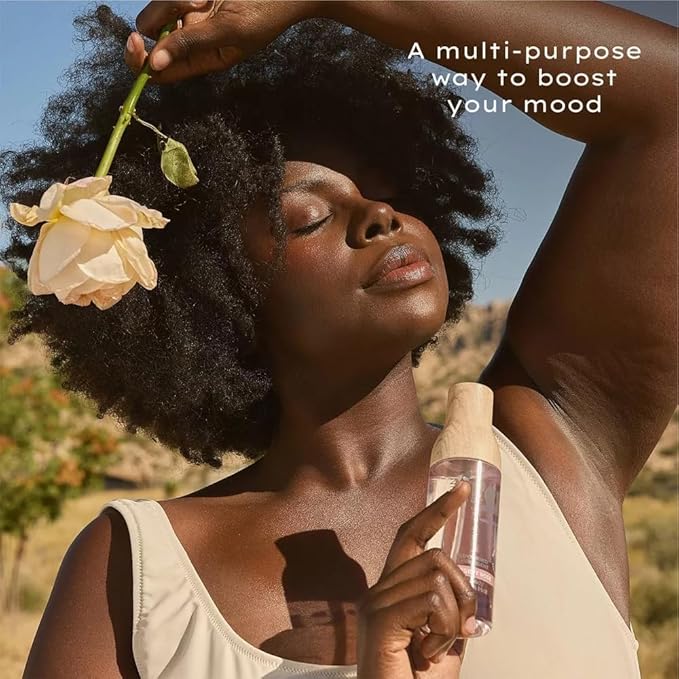 𝐁𝐞𝐢𝐧𝐠 𝐅𝐫𝐞𝐧𝐬𝐡𝐞 Desert Rose for Women's Hair, Body & Linen Mist Body Spray with Essential Oils - 5 FL OZ (Pack 01)