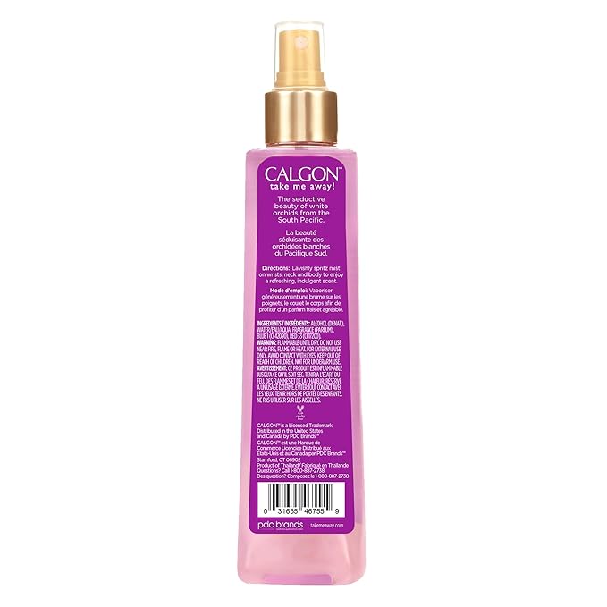 Calgon Fragrance Body Mist, Tahitian Orchid, 8 fl oz
