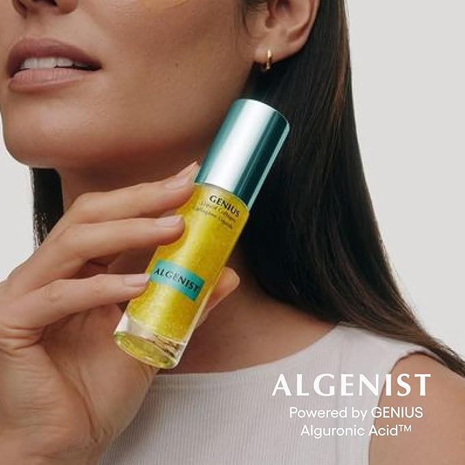 Algenist GENIUS Super Size Liquid Collagen Serum - Firming and Hydrating Face Serum with Collagen + Vitamin E - Helps Visibly Minimize Fine Lines + Wrinkles and Improve Elasticity (2 oz)