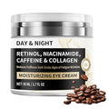 Day & Night Eye Cream with Caffeine, Niacinamide, Retinol & Hyaluronic Acid - Eye Cream for Anti-Aging, Dark Circles, Puffiness & Hydrated, Reducing Fine Lines & Wrinkles, Youthful Eyes, 1.76oz