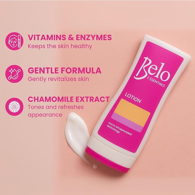 Belo Essentials Body Lotion - Fast-Absorbing Daily Moisturizing Cream for Smooth, Hydrated Skin – Lightweight All-Over Body Hydration with Non-Greasy Texture - 200ml