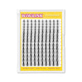 Manga Lash Clusters 8-18mm Fairy Eyelash Clusters DIY Lash Extension Spikes 0.3mm Wispy Natural Individual Cluster Eyelash Extensions D Curl, Wanna Be