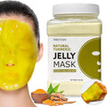 YMEYFAN Jelly Mask Powder for Facials Pro, Turmeric Controlling Oil Deep Cleansing Blackheads Removal Peel Off Gel Face Mask Skin Care, Esthetician Supplies