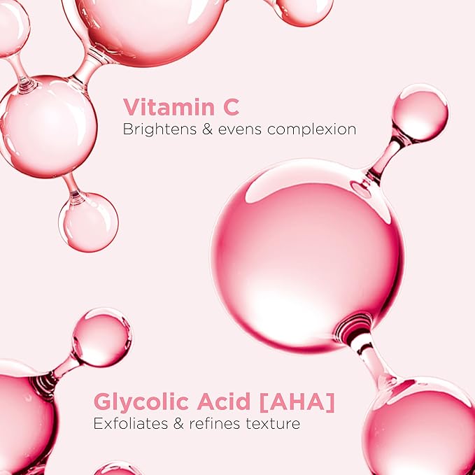 Clarins Multi-Active Brightening Glow Serum with Vitamin C + AHA | Visibly Brightens, Evens Tone, Smooths Texture + Refines Pores* | All Skin Types | 1 Fluid Ounce