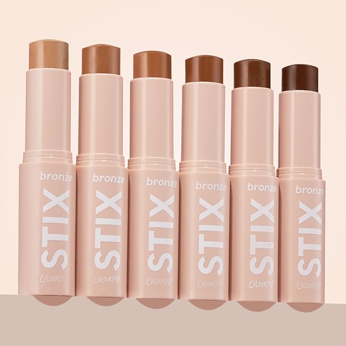 ColourPop Cream Bronzer Stick - Blendable Cream Contour & Glowy Summer Makeup with a Natural, Matte Finish - Buildable Formula for Shimmer-Free, Sun-Kissed Warmth - Manhattan Beach (0.28 oz)