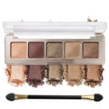 Erinde Olive Taupe Smoky Bronze Champagne Gold Eyeshadow Palette, Matte & Shimmer Nude Neutral Eye Shadow Palettes Blendable Long-Lasting Eye & Contour Makeup Palette for Blue, Green Brown Eyes, 04