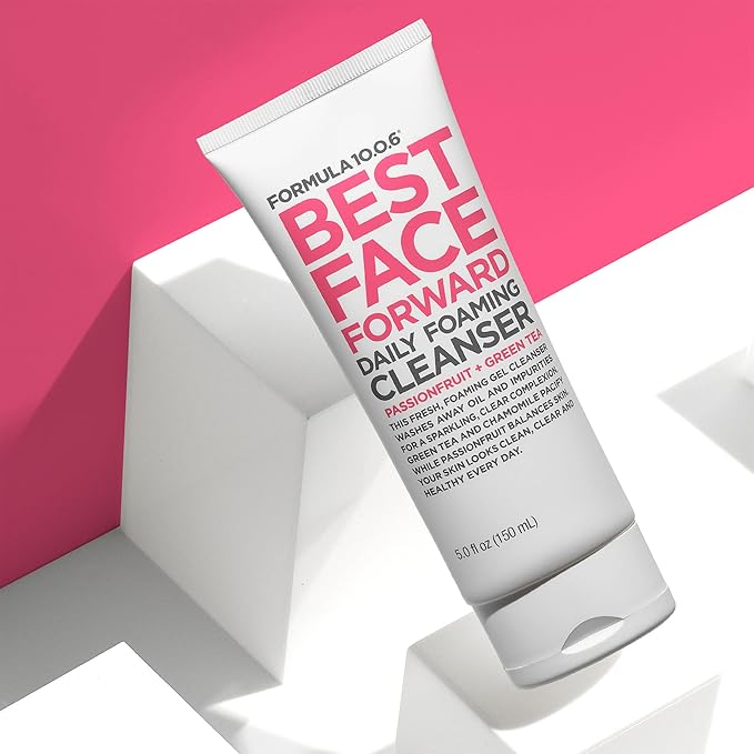 FORMULA 10.0.6 - Best Face Forward Daily Foaming Cleanser for Clear Complexion, Washes away Oil and Impurities, 5 fl oz (150ml)