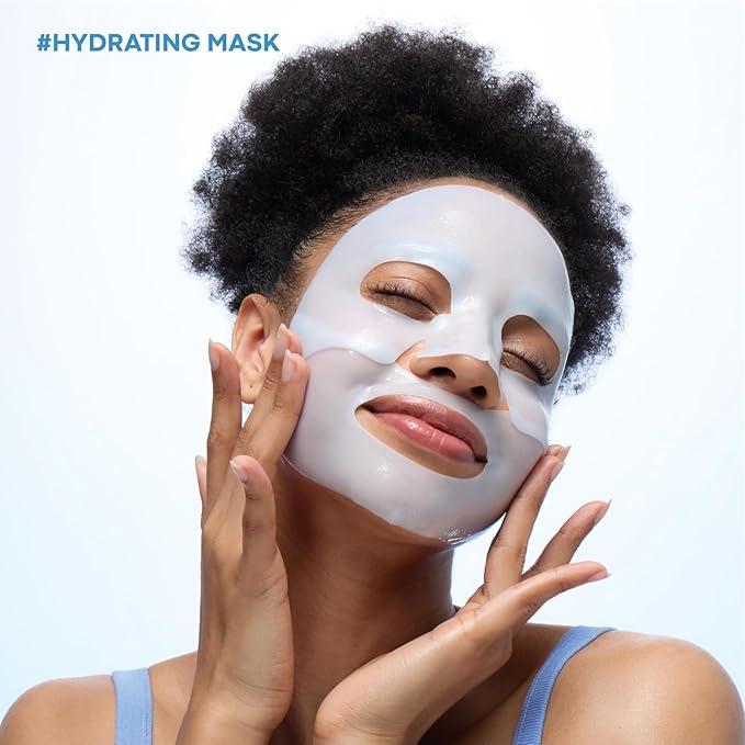 TONYMOLY Mask Melt Hydrating Hydrogel Overnight Face Mask Set of 4 – Vegan Banana PDRN + Hyaluronic Acid, Deep Moisture Repair for Dry Skin, Korean Skincare