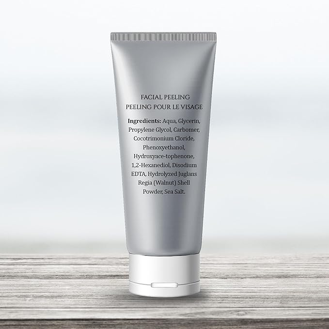 Vivo Per Lei Facial Peeling Gel - Helps Address Dead Skin Buildup - Gentle Exfoliating Gel for Rough, Dry, Sensitive or Mature Skin - Face and Body Scrub - Non Abrasive - 4.05 Fl. Oz. - Pack of 3